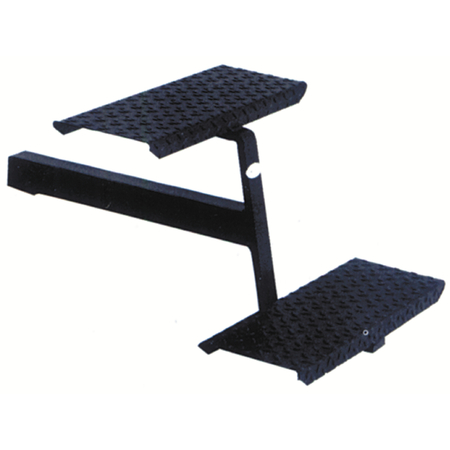 BROPHY PRODUCTS Receiver Hitch Stair, 2-Step RHS2